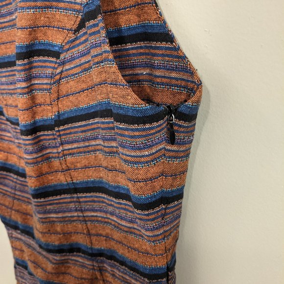 Striped Dress with Lacing on Back - Size Small - Picture 4 of 4